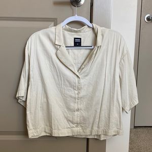 Nea Blouse by Dr. Denim from Revolve size XS, color “shell”